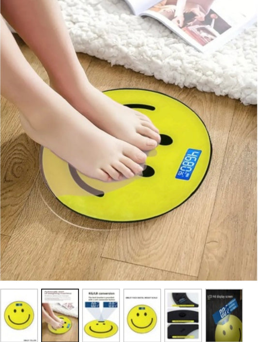 HAPPY FACE DIGITAL LCD HD WEIGHT SCALE