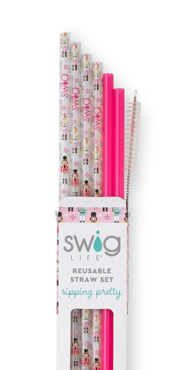 SWIG Nutcracker reusable straw set, available Nov 4