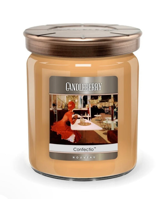 Candleberry 3 wick candy jar size