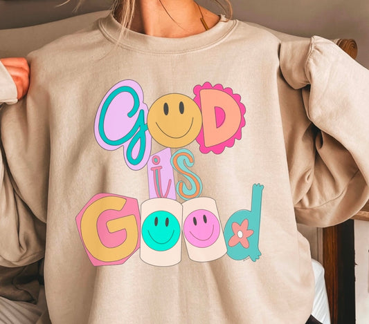 Christian Apparel | God Is Good Graphic Sweatshirt