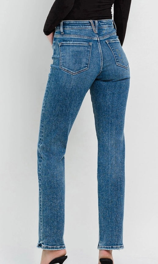 Flying Monkey High Rise Straight Jeans