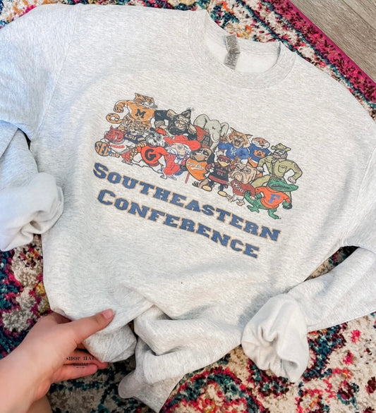 SEC Mascots Graphic Sweatshirt