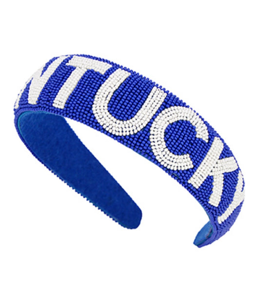 Beaded Kentucky headband