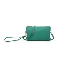 Jenn & Co Riley 3 compartment purse/wristlet